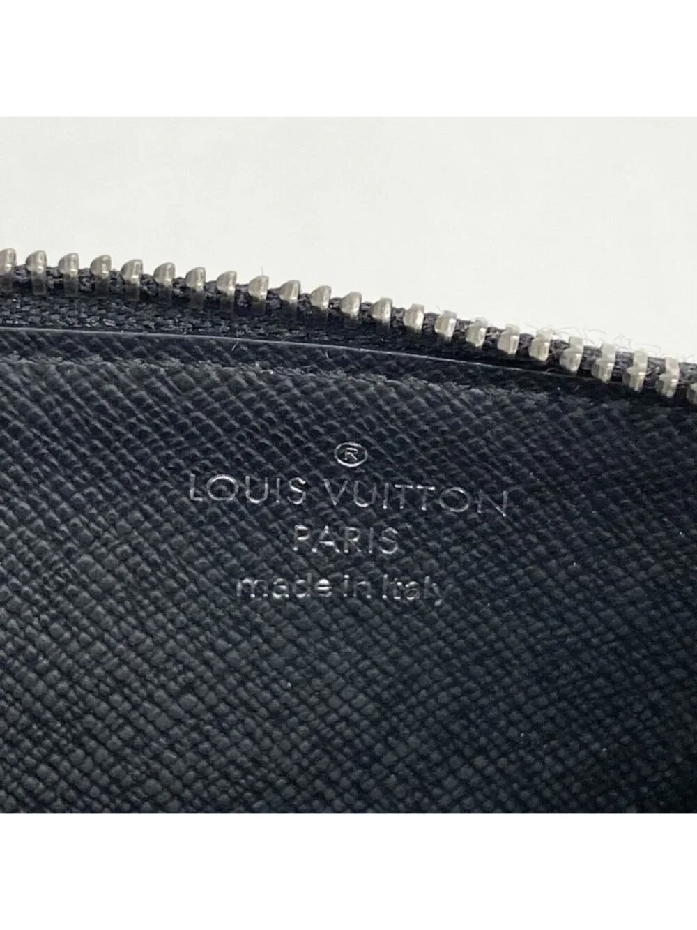 Louis Vuitton Monogram Eclipse Reverse Coin Card Holder Black Gray